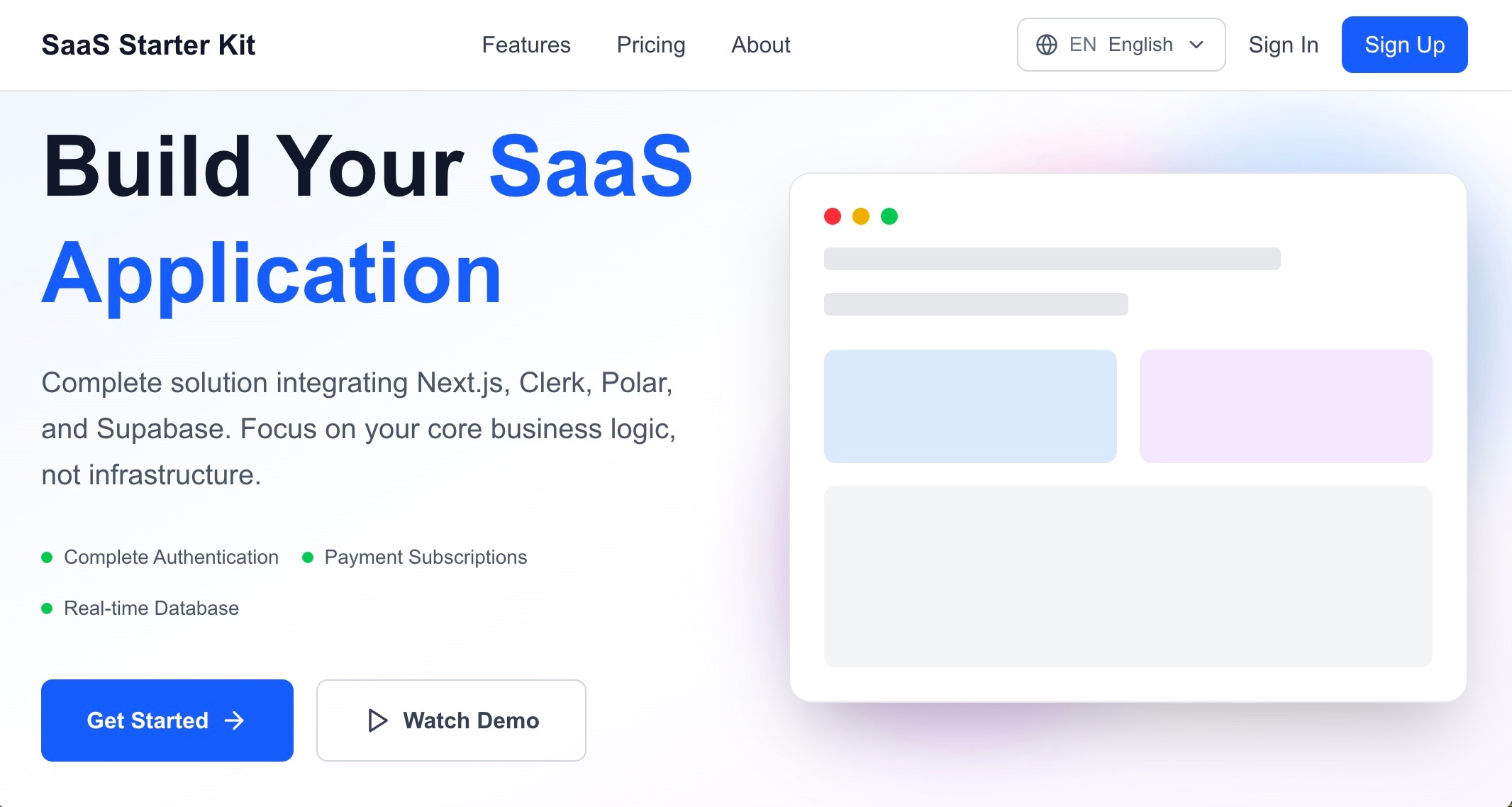 Next.js SaaS Starter Kit